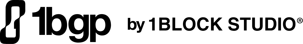 1 block logo